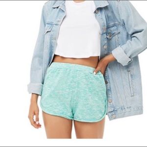 French Terry marled dolphin shorts. Mint. NWOT
